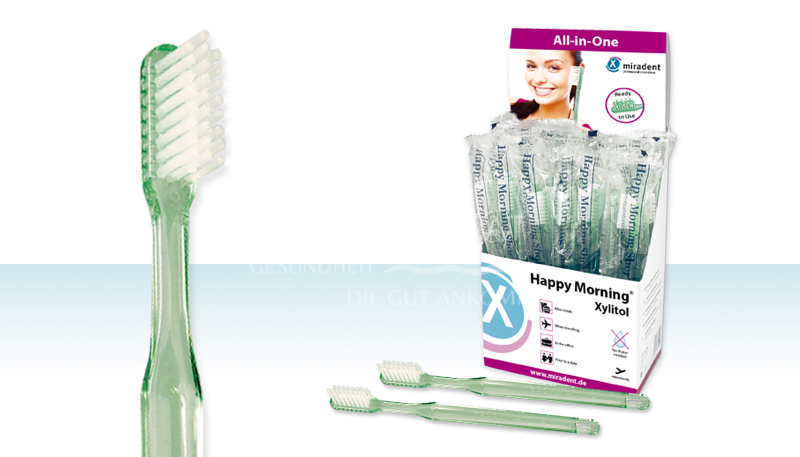 Miradent Happy Morning Xylitol Zahnbürsten 50 Stk.