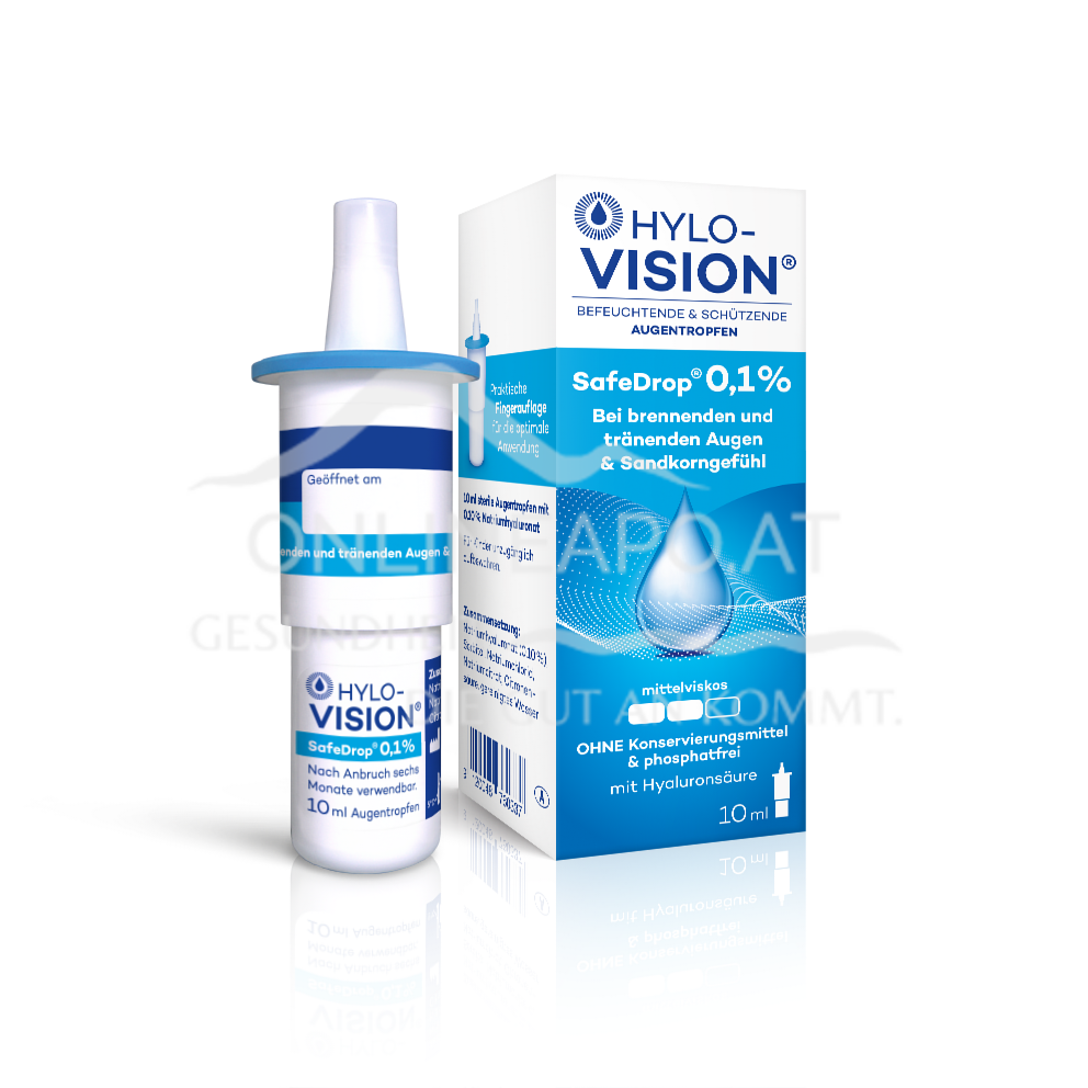 Hylo-Vision® SafeDrop® 0,1 % Augentropfen
