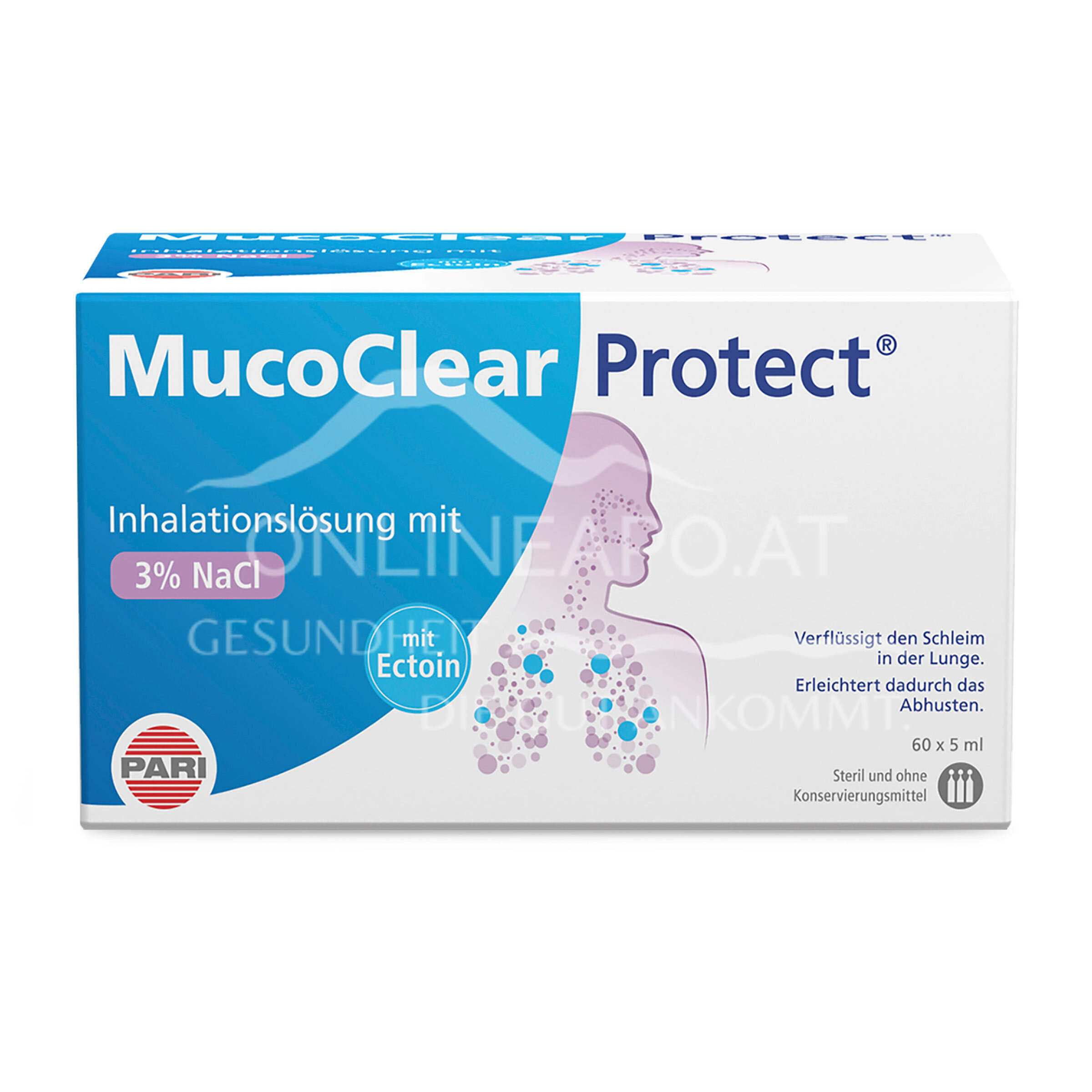 MucoClear Protect 3% NaCl 60 x 5 ml