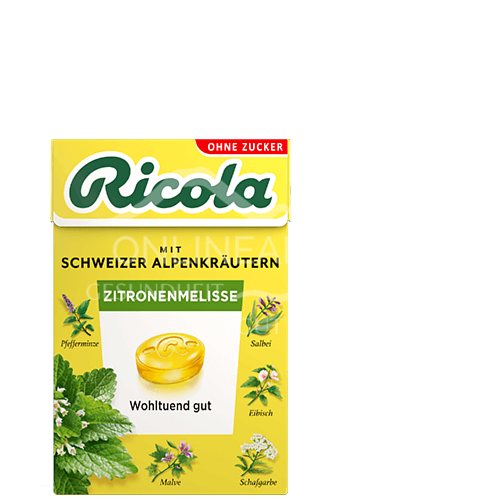 Ricola Zitronenmelisse Bonbons Zuckerfrei Box
