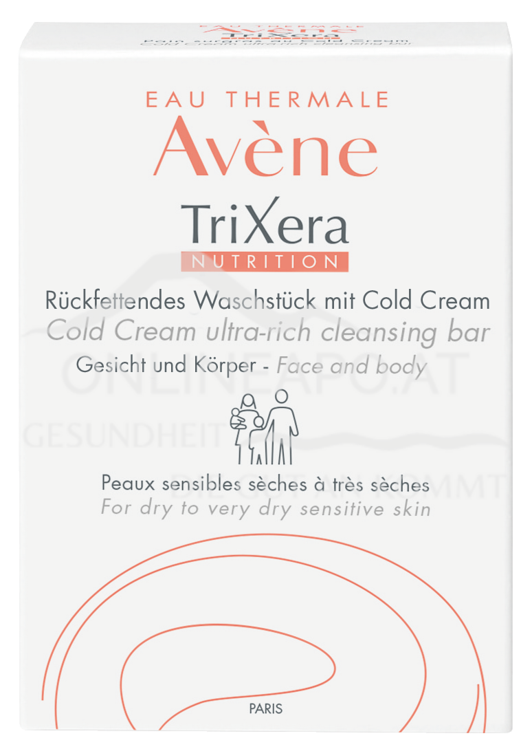Avène Trixera Nutrition Waschstück mit Cold Cream
