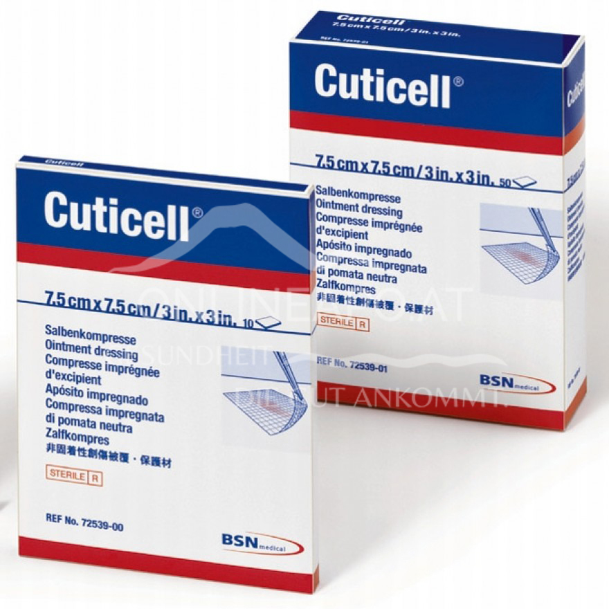 Cuticell® Salbenkompresse 7,5 x 7,5 cm