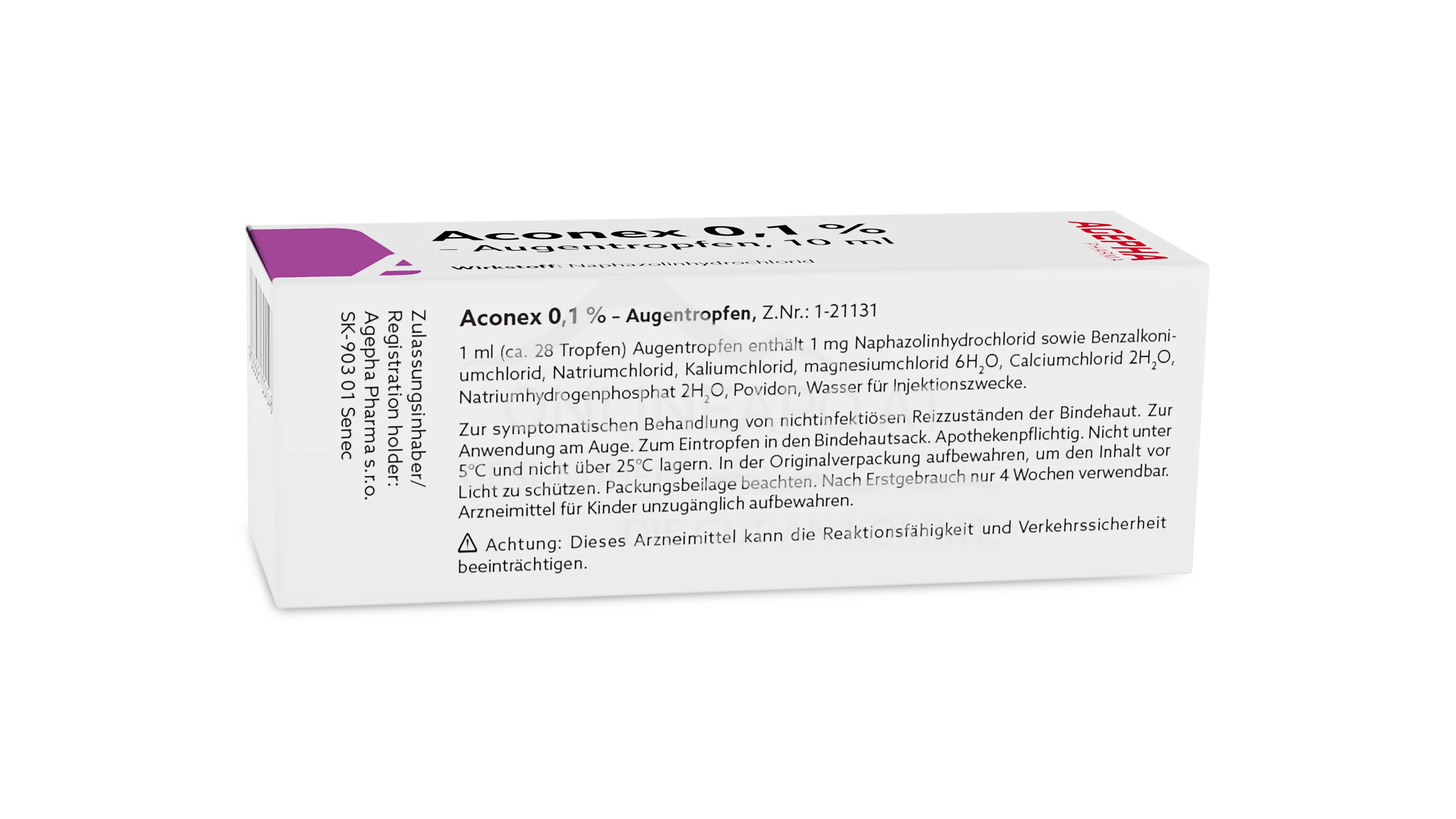 Aconex 0,1% Augentropfen