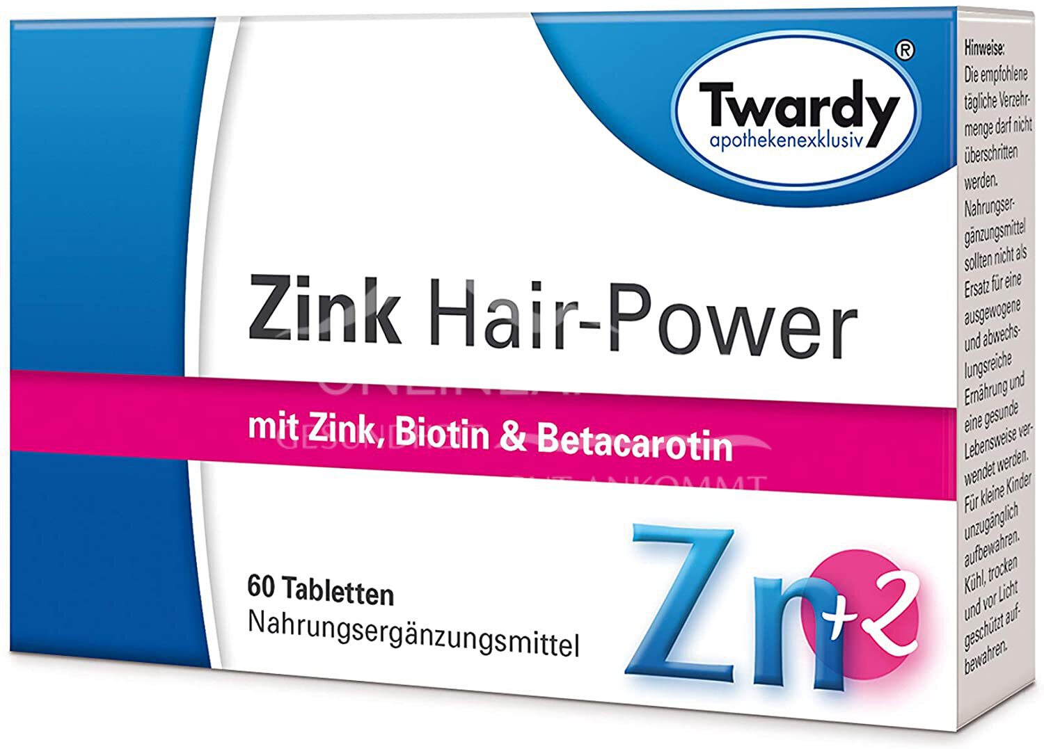 Twardy Zink Hair-Power Tabletten
