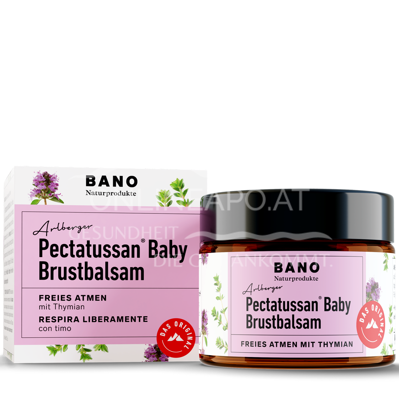 BANO Arlberger Pectatussan Baby Brustbalsam