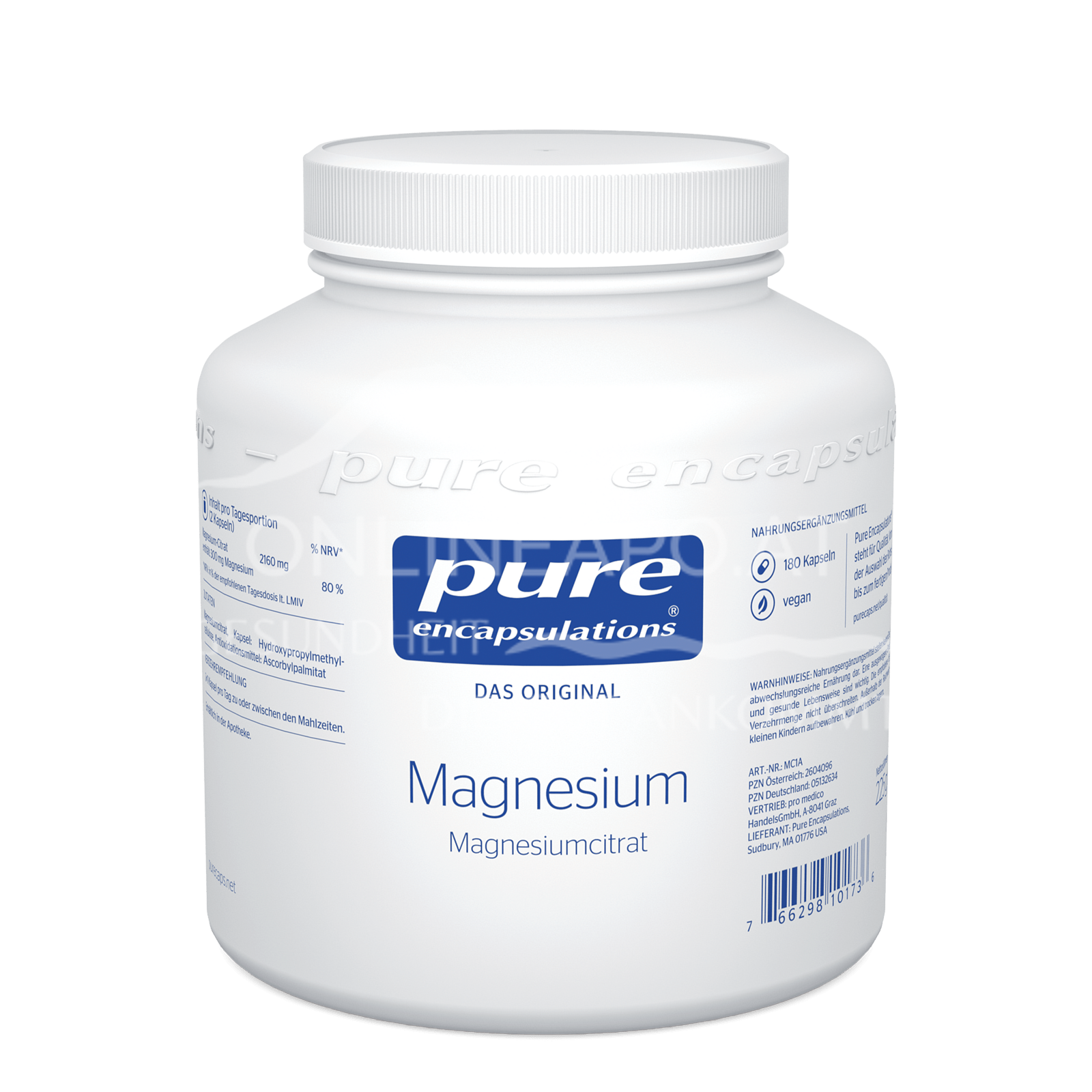 pure encapsulations® Magnesiumcitrat