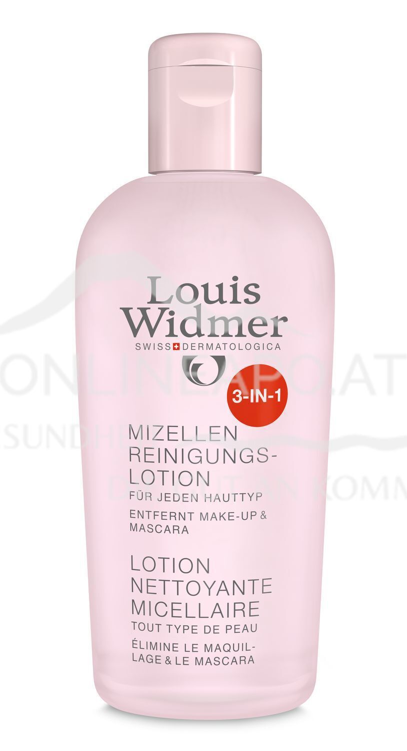 Louis Widmer Mizellen Reinigungslotion ohne Parfüm