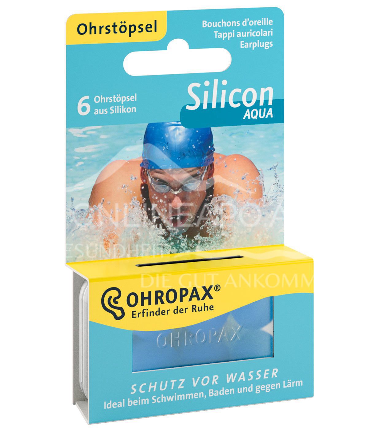 Ohropax Silicon AQUA Gehörschutzstöpsel