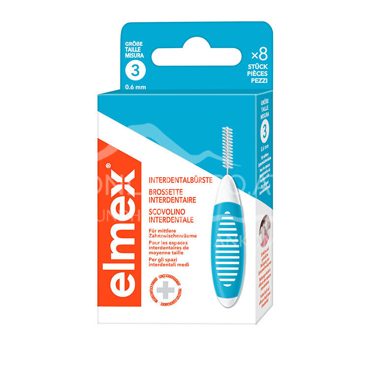 elmex® Interdentalbürsten Blue, Größe 3, 0,6 mm