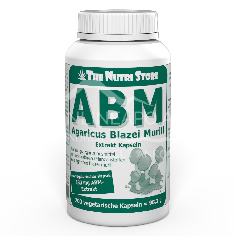 The Nutri Store ABM Agaricus Blazei Murill Extrakt Kapseln
