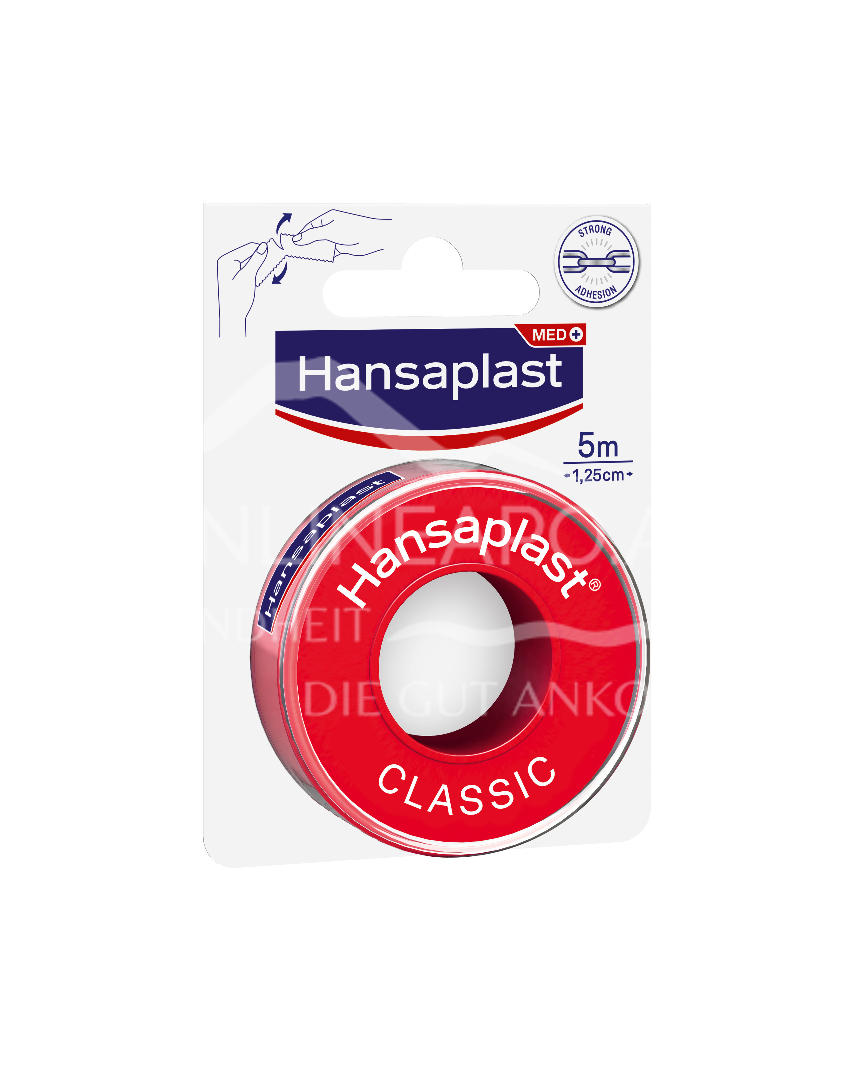Hansaplast Fixierpflaster Classic 1,25cm x 5m