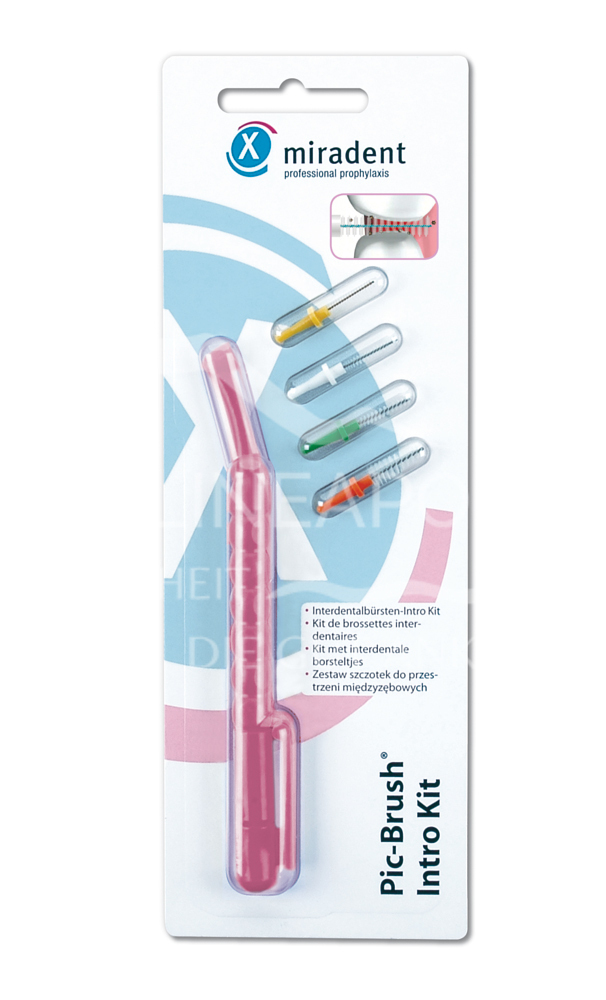 Miradent Pic Brush Intro Kit mit 4 Bürsten