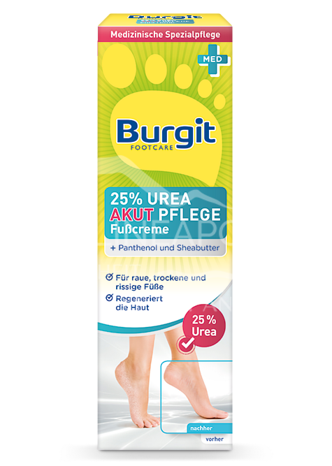 Burgit Footcare 25% Urea Akut Fußcreme