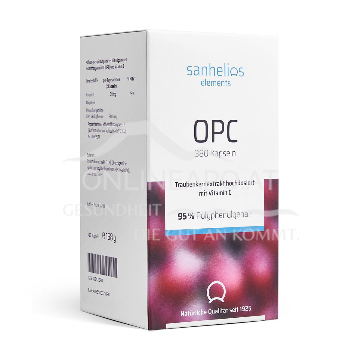 Sanhelios® OPC Traubenkernextrakt 600mg Kapseln