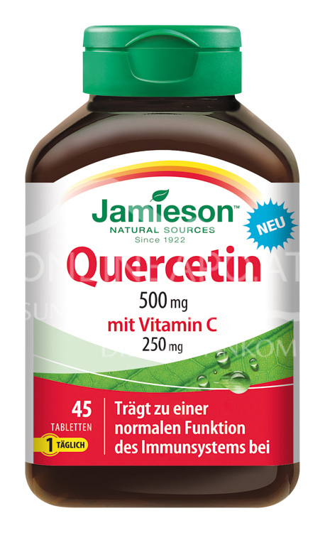 Jamieson Quercetin 500 mg mit Vitamin C 250 mg Tabletten