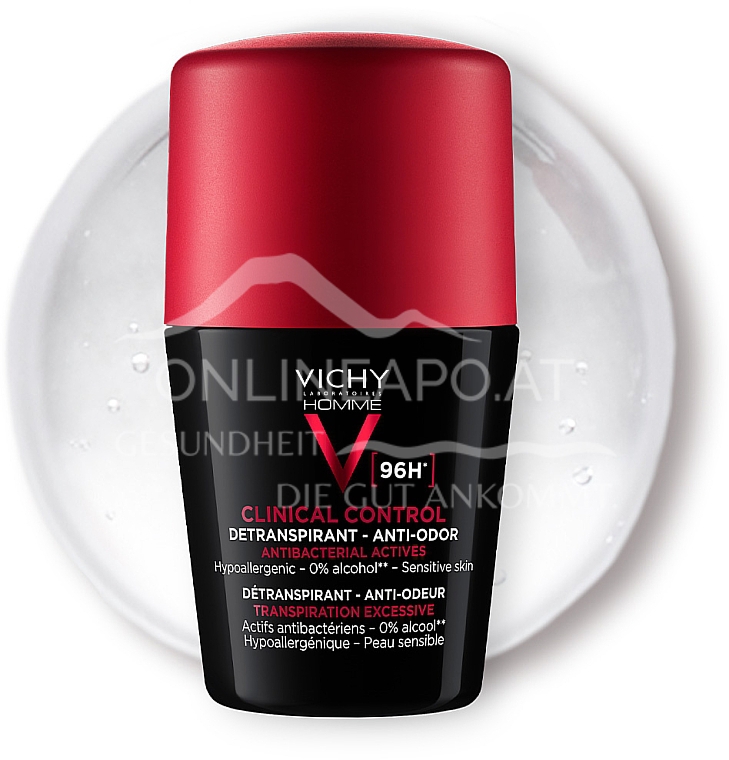 VICHY Homme Deo Roll-on Anti-Transpirant 96h