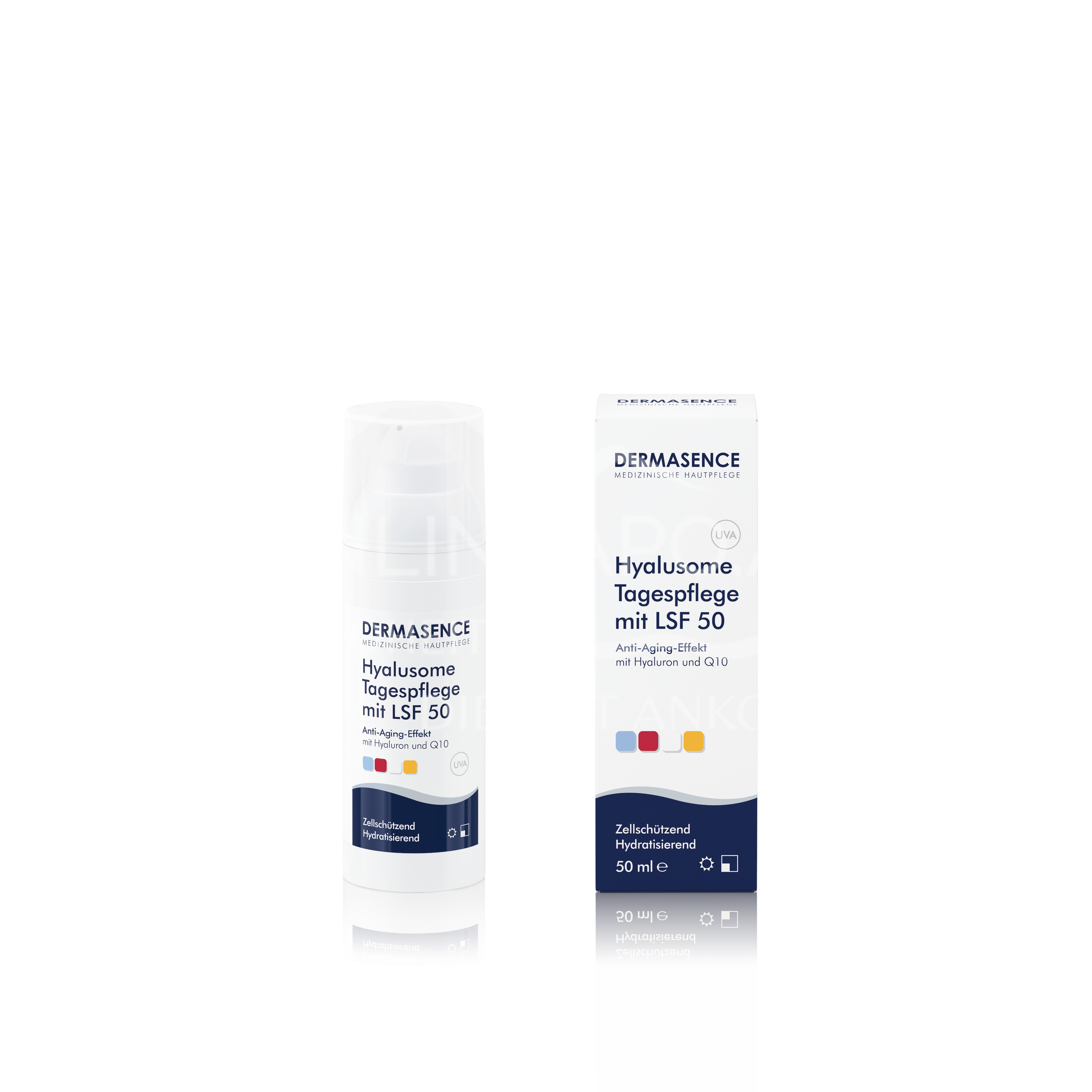 Dermasence Hyalusome Tagespflege mit LSF 50