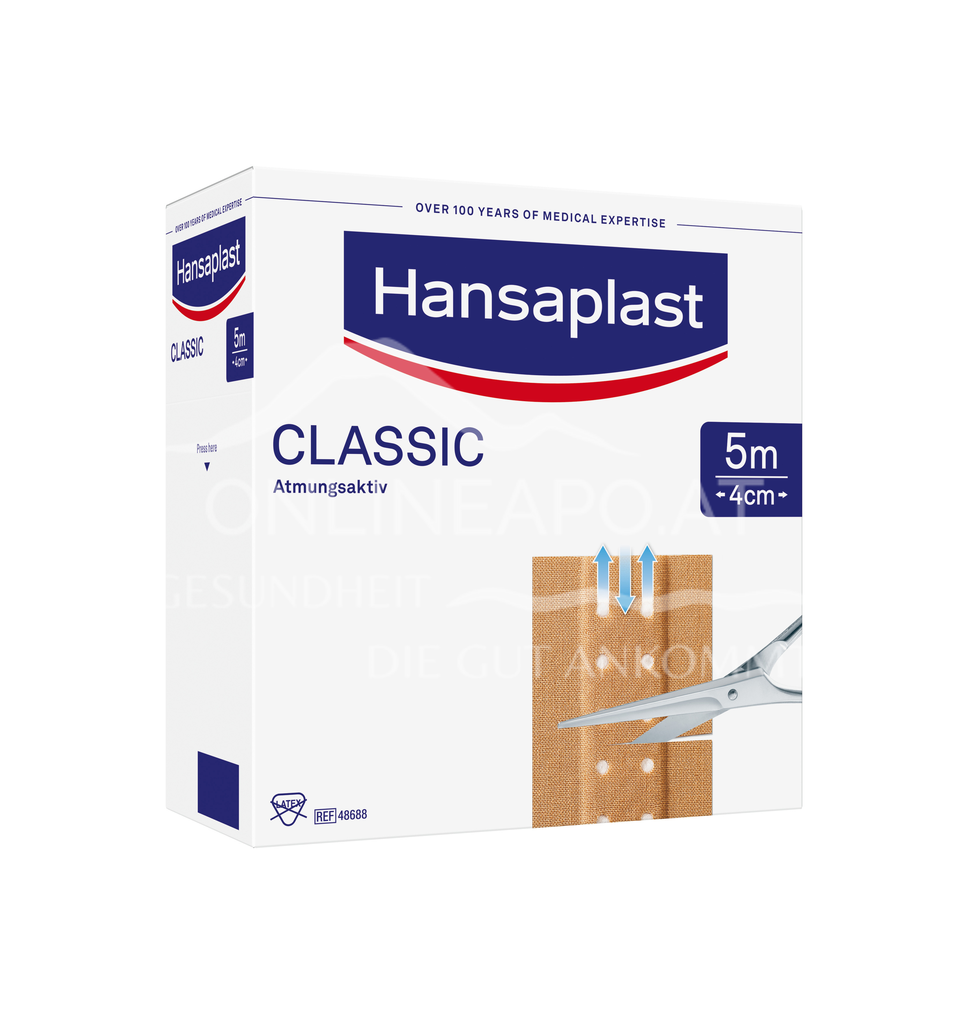 Hansaplast Classic Pflaster Großpackung 5m x 4cm