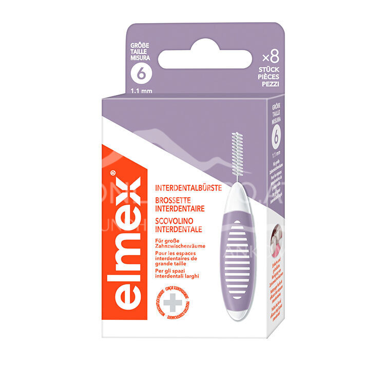 elmex® Interdentalbürsten Violet, Größe 6, 1,1 mm