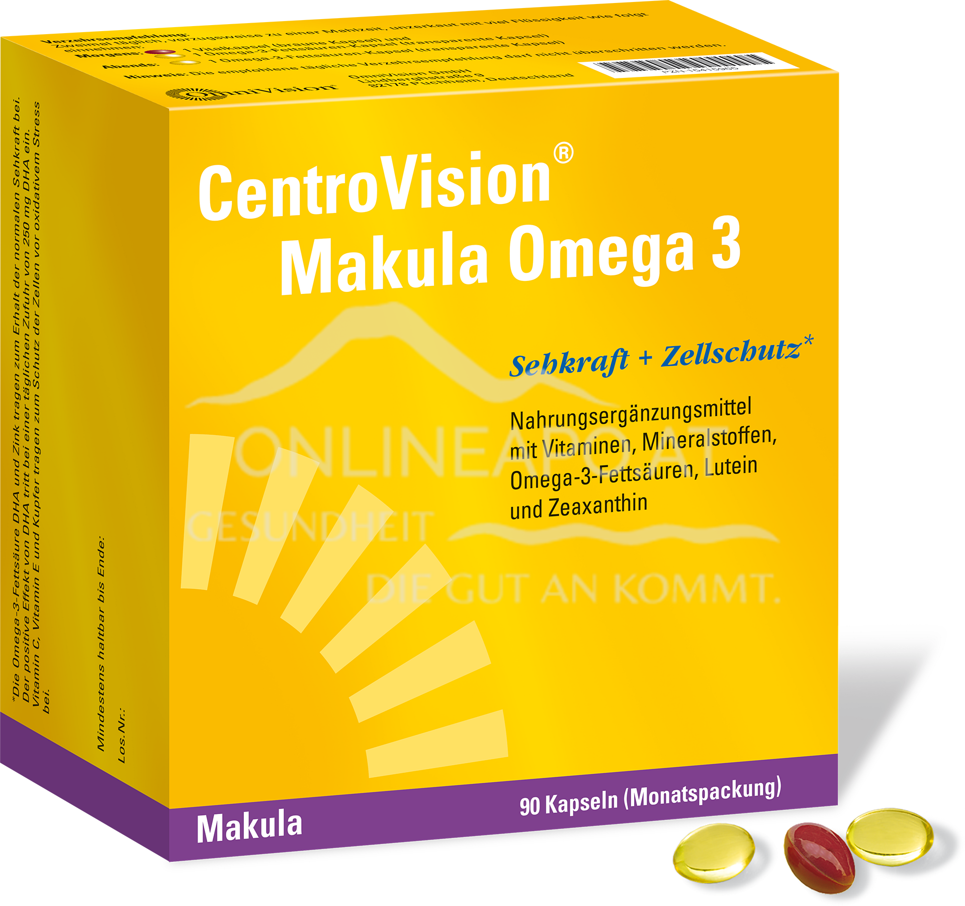 CentroVision® Makula Omega 3 Kapseln schnell günstig geliefert