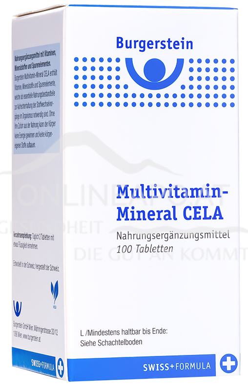 Burgerstein Multivitamin-Mineral CELA Tabletten
