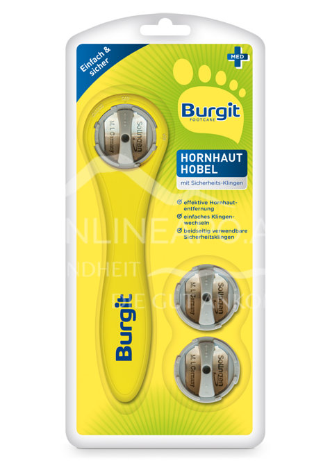 Burgit Footcare Hornhaut Hobel