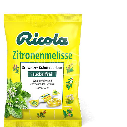Ricola Zitronenmelisse Bonbons zuckerfrei 75g