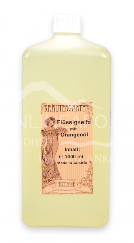 Flüssigseife mit Orangenöl 1 Liter