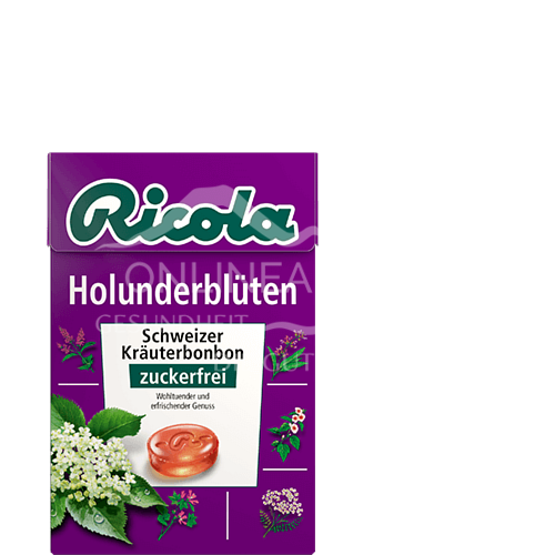 Ricola Holunderblüten in Box zuckerfrei
