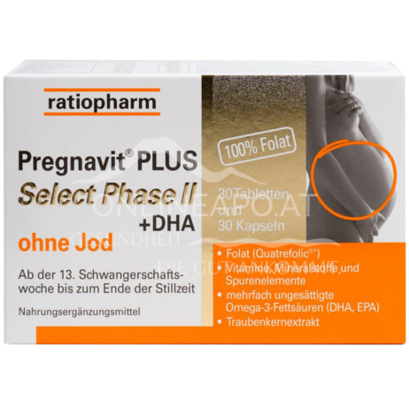 Pregnavit® PLUS Select Phase II Tabletten + Kapseln ohne Jod