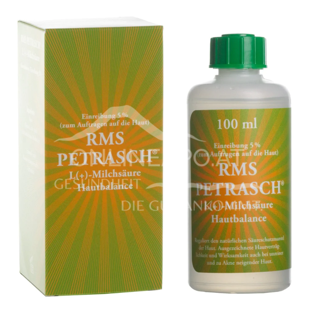 RMS Petrasch Milchsäure Hautbalance Einreibung 5 %
