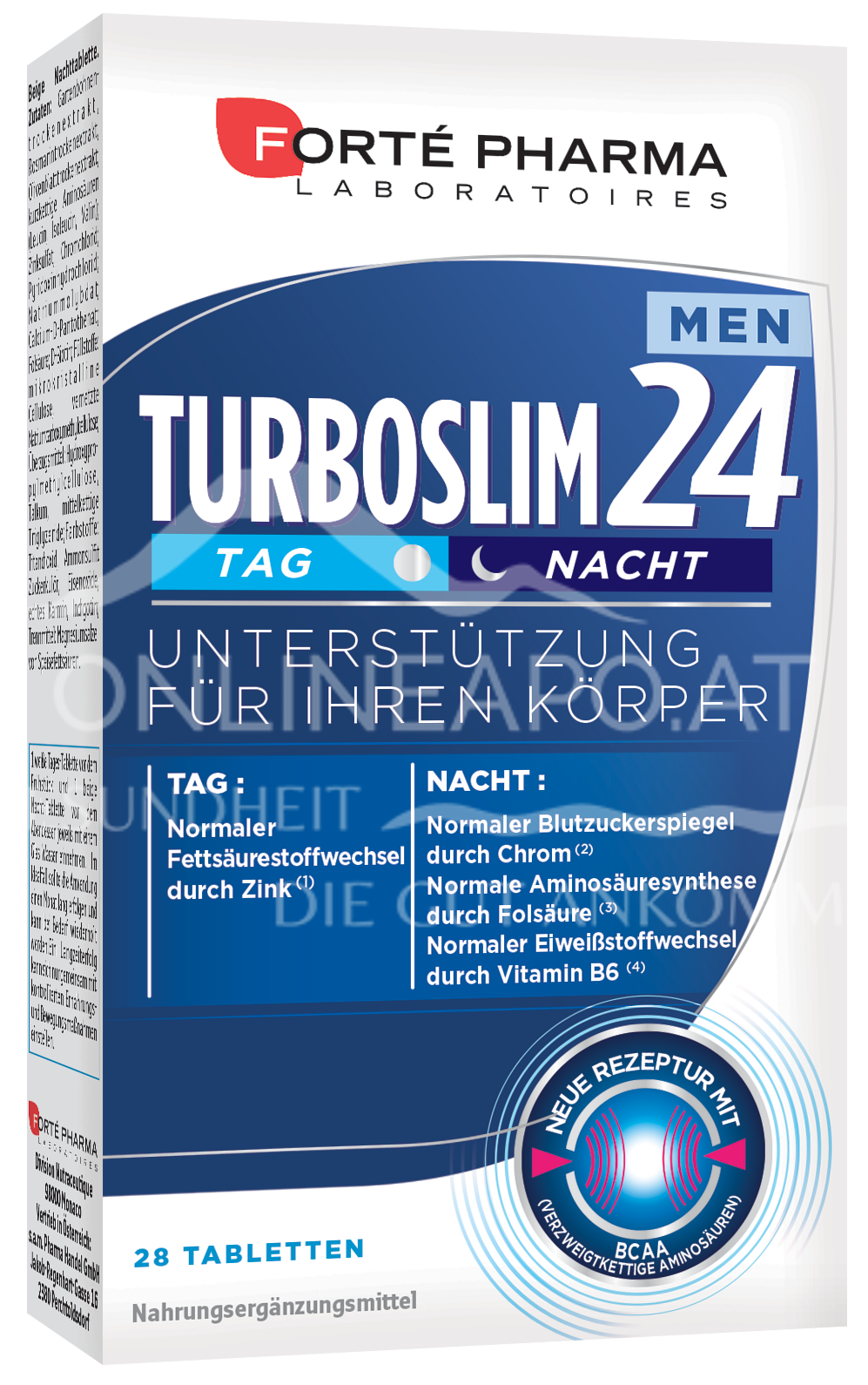 Turboslim 24 Men Tabletten