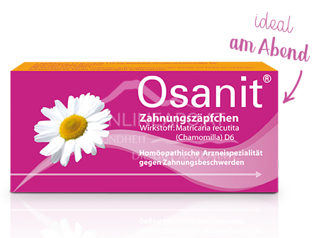 Osanit® Zahnungszäpfchen
