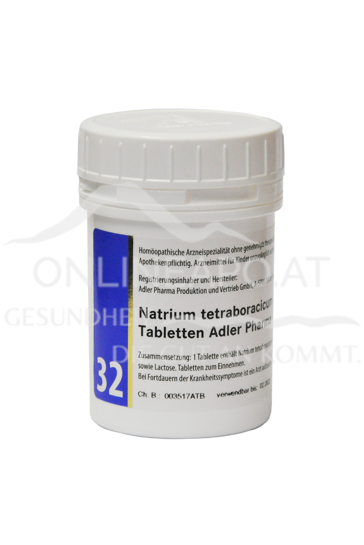 Schüßler Salz Adler Nr. 32 Natrium tetraboracicum D12